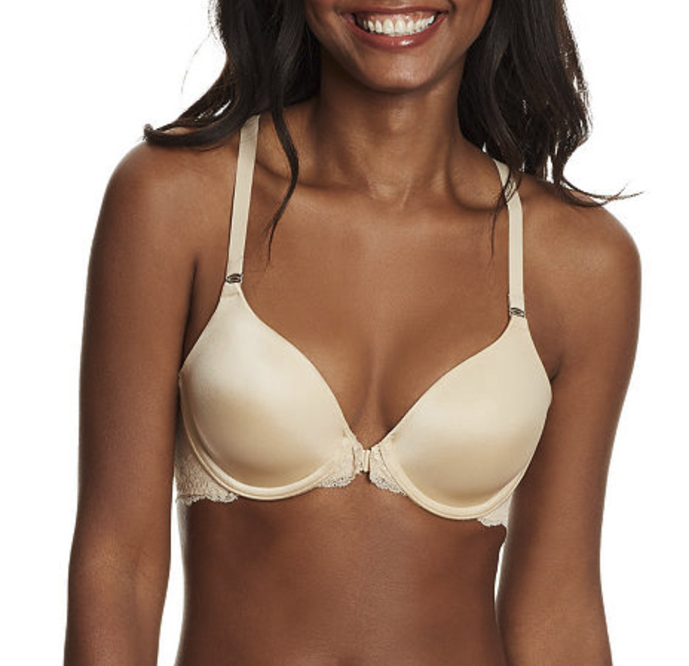 Maidenform Women One Fab Fit Full Coverage Racerback Bra Latte Nude Size 38B